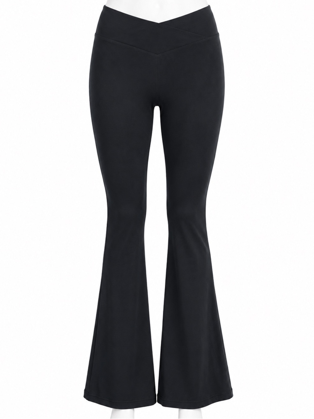 Sunzel Black Flare Leggings with V-Waist size 2XL
